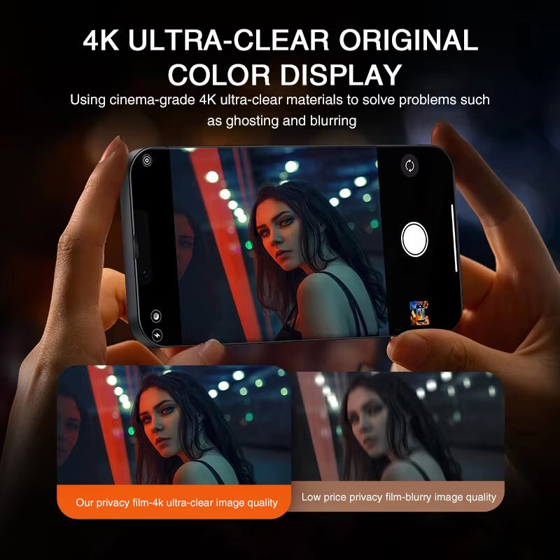 2PCS Full Cover anti Spy Screen Protector for Iphone 11 12 13 14 15 16 17 PRO MAX 6 7 8 plus XS X XR Tempered Glass Privacy
