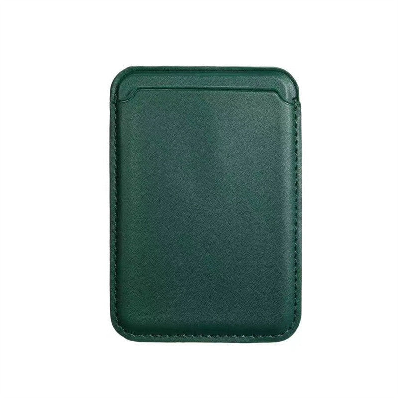 For Magsafe Magnetic Luxury Leather Card Holder Wallet Case for 14 Pro Max 13 12 Phone Bag Adsorption Accessories Cover